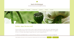 Desktop Screenshot of karin-kirchmeyer.de