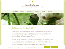 Tablet Screenshot of karin-kirchmeyer.de